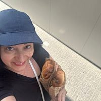 On my way to the Shuk before Shabbat, a bakery gave me two Challahs as a gift On my way to the Shuk before Shabbat, a bakery gave me two Challahs as a gift