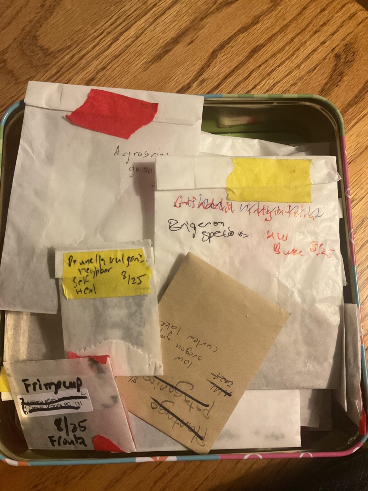 Native seed harvesting in the Pacific Northwest