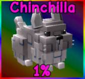 Chinchilla pet icon in Roblox Grow a Garden.