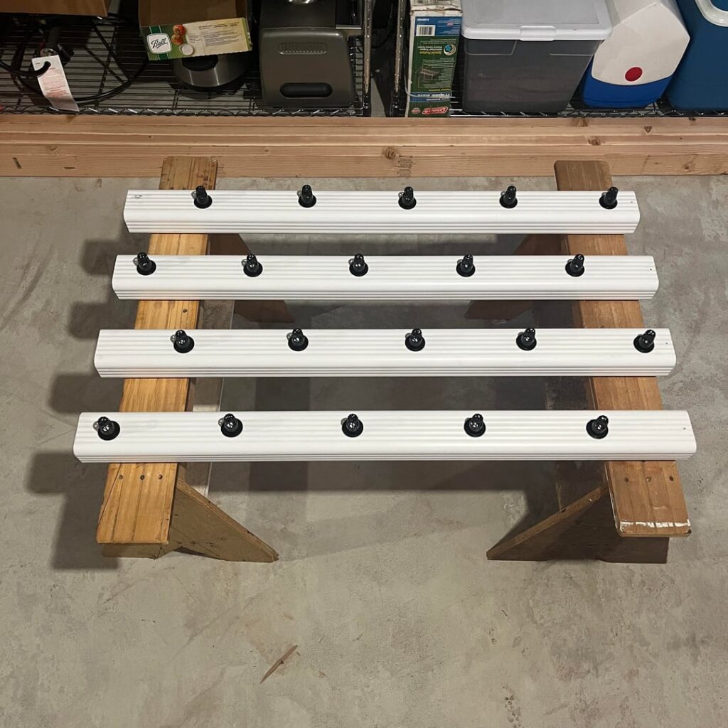 Linear or alternating hole spacing?