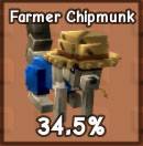 Farmer Chipmunk Pet icon in Roblox Grow a Garden.