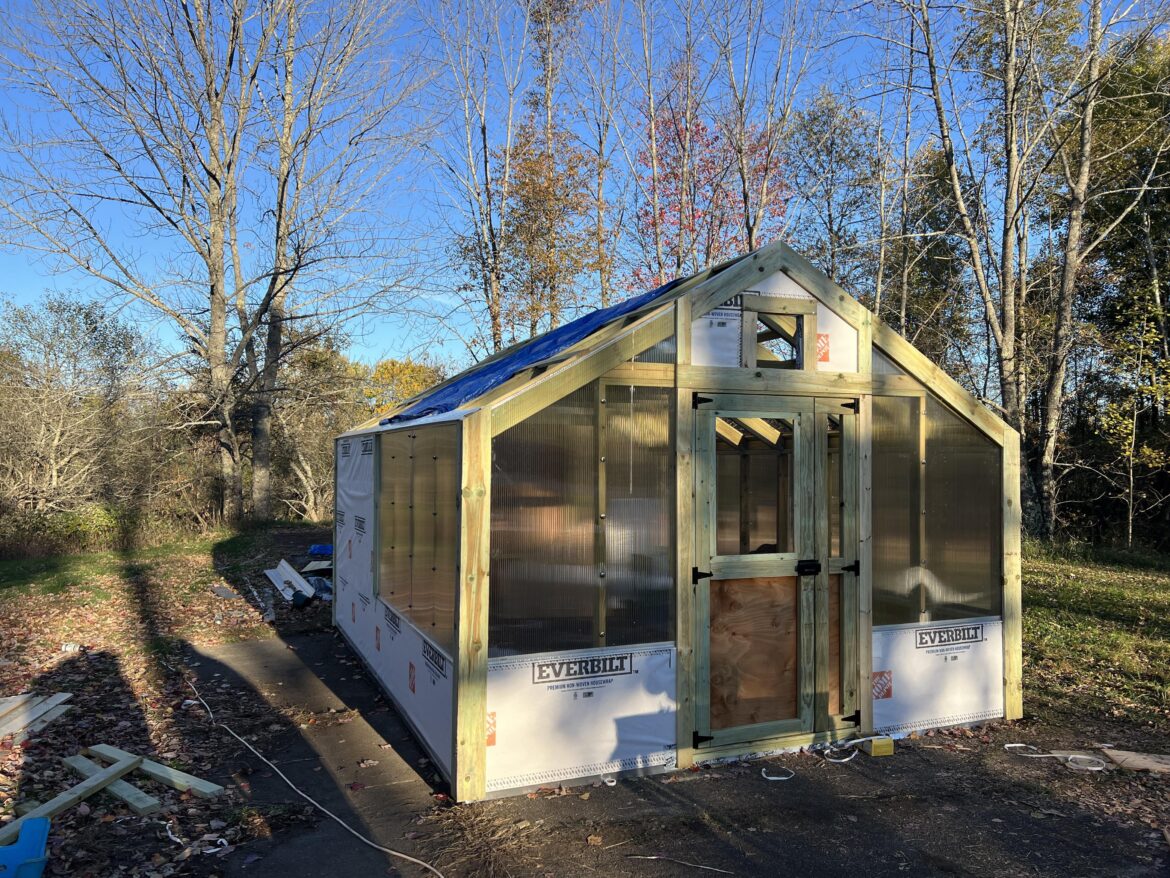 Has anyone built a wood fired hot tub/soaking tub to help with thermal mass/heating their greenhouse in the winter? (In progress greenhouse build pic) Has anyone built a wood fired hot tub/soaking tub to help with thermal mass/heating their greenhouse in the winter? (In progress greenhouse build pic)