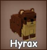Hyrax pet icon in Roblox Grow a Garden.