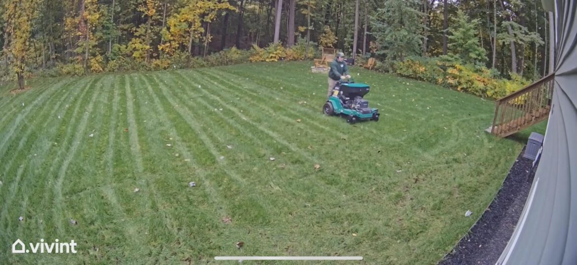 Hopefully it’s not too late to aerate and overseed in West Michigan