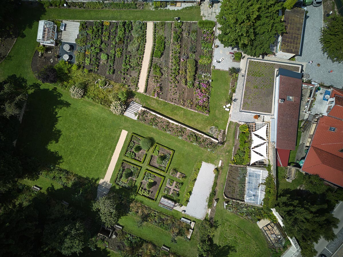 matěj šebek architekti transforms Kraffer Garden into a contemporary community space 