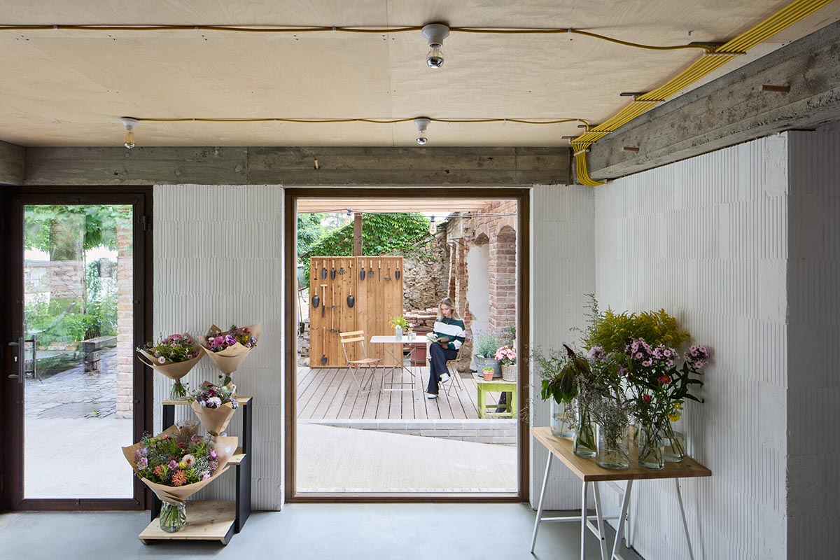 matěj šebek architekti transforms Kraffer Garden into a contemporary community space 