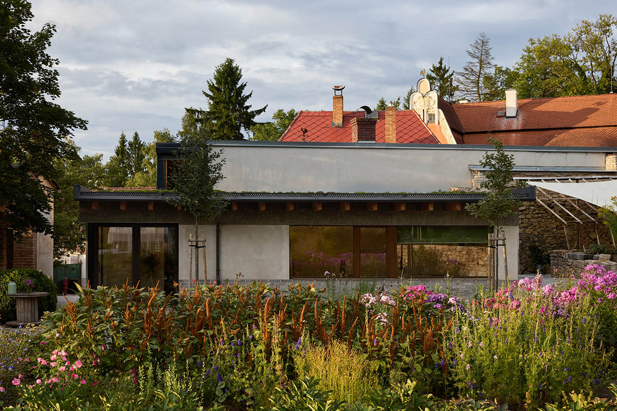 matěj šebek architekti transforms Kraffer Garden into a contemporary community space 