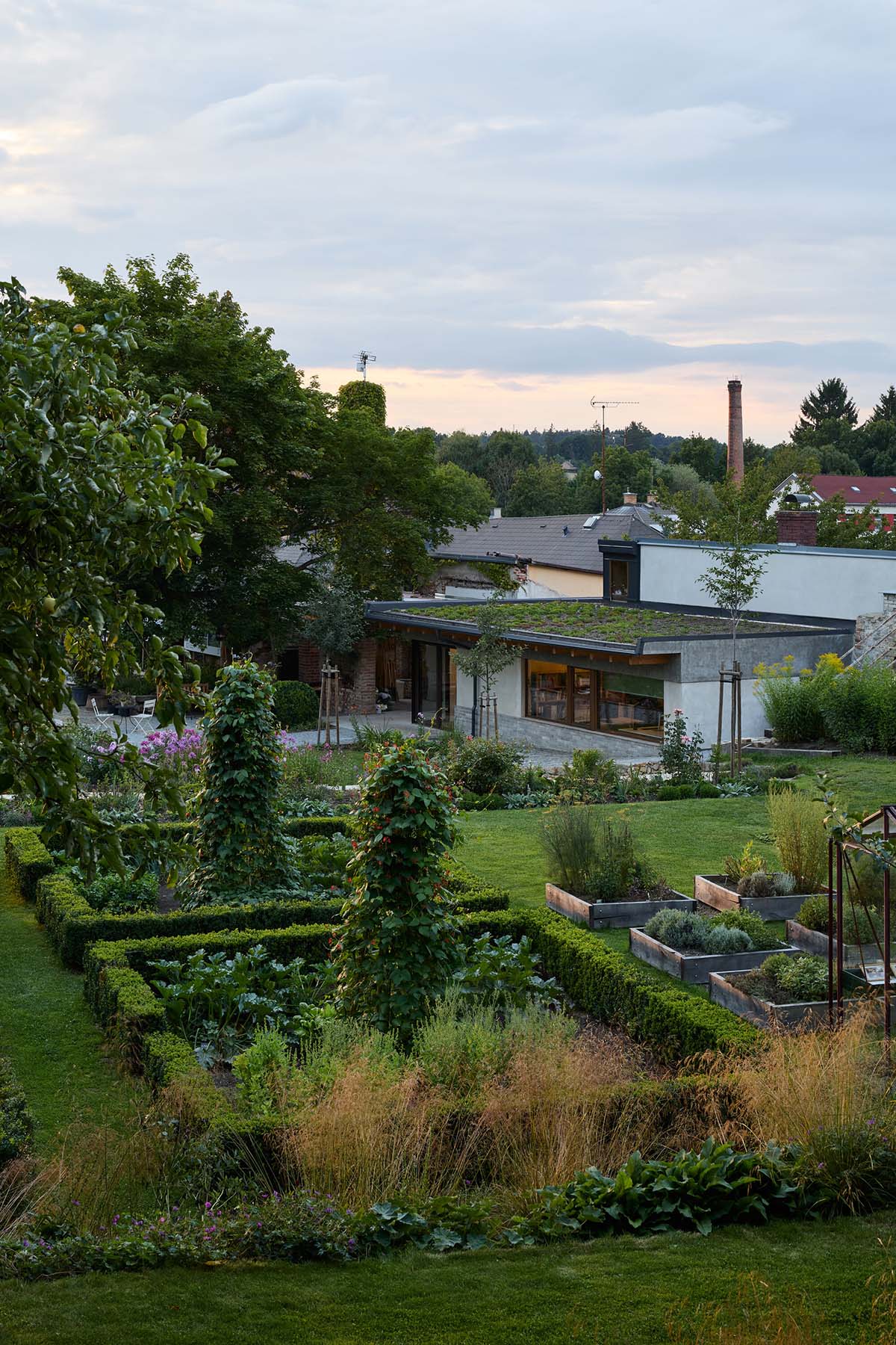 matěj šebek architekti transforms Kraffer Garden into a contemporary community space 