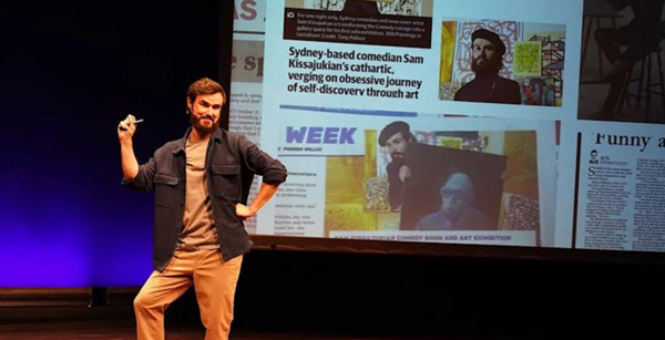 McCarter Theatre presents "300 Paintings" by Comedian Turned Artist Sam Kissajukian
