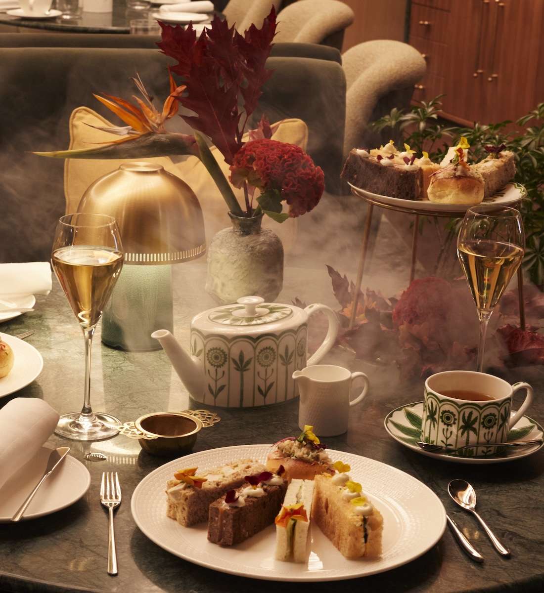 Afternoon Tea at Lilli by Akira Back, inspired by Georgian gardens at Montcalm Mayfair