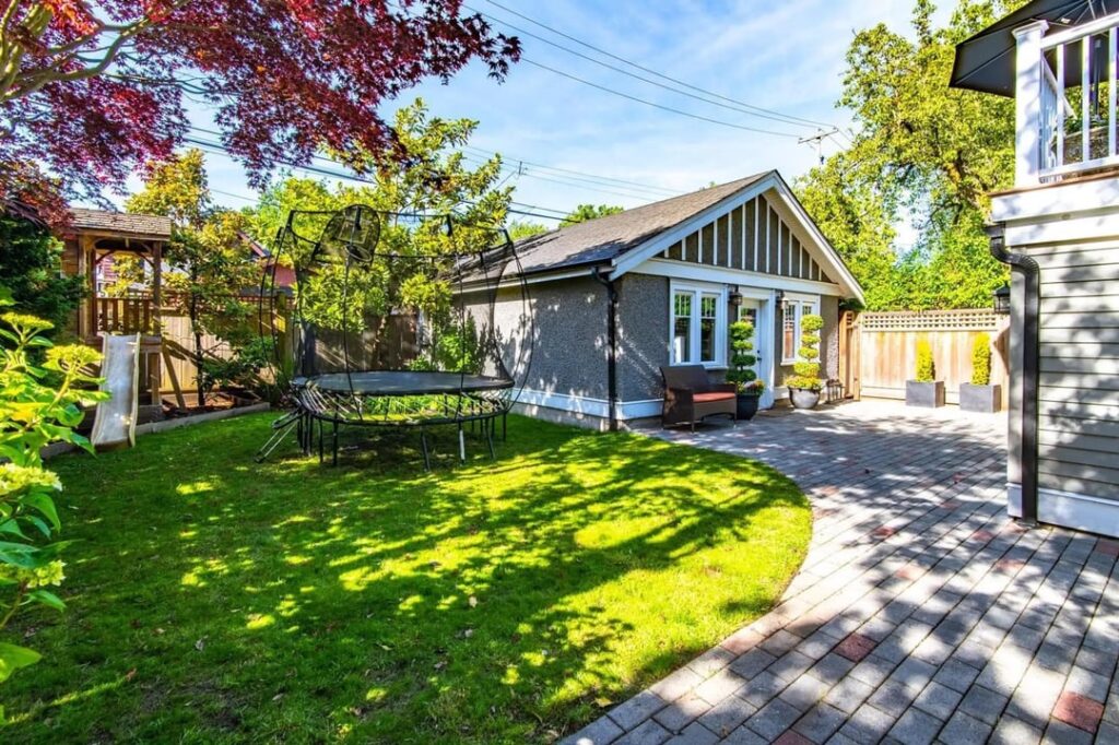 Backyard landscaping before and after