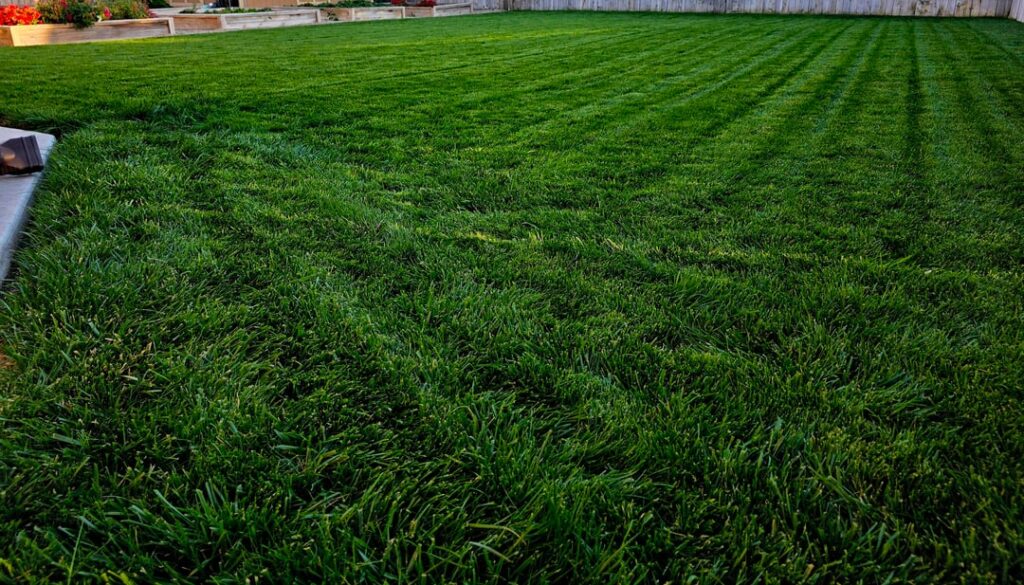 The great rake-ening: dethatch, seed, drench