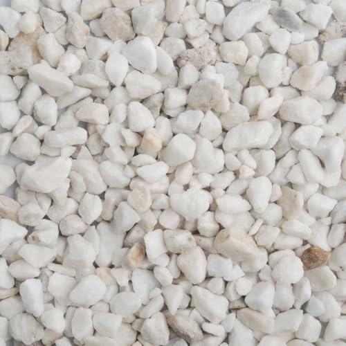 Polar White Chippings 8&ndash;11mm | 20kg Bag of Decorative Gravel, Garden Stones &amp; Pebbles Ideal for Driveways, Paths, Borders, Landscaping &amp; Outdoor Features