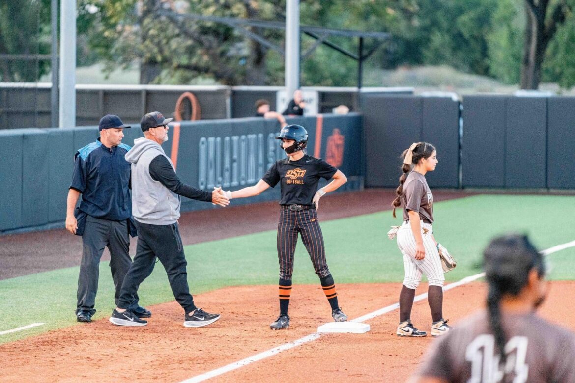 Cowgirl Softball concludes fall season with 20-1 win over Garden City CC Cowgirl Stadium Sunset