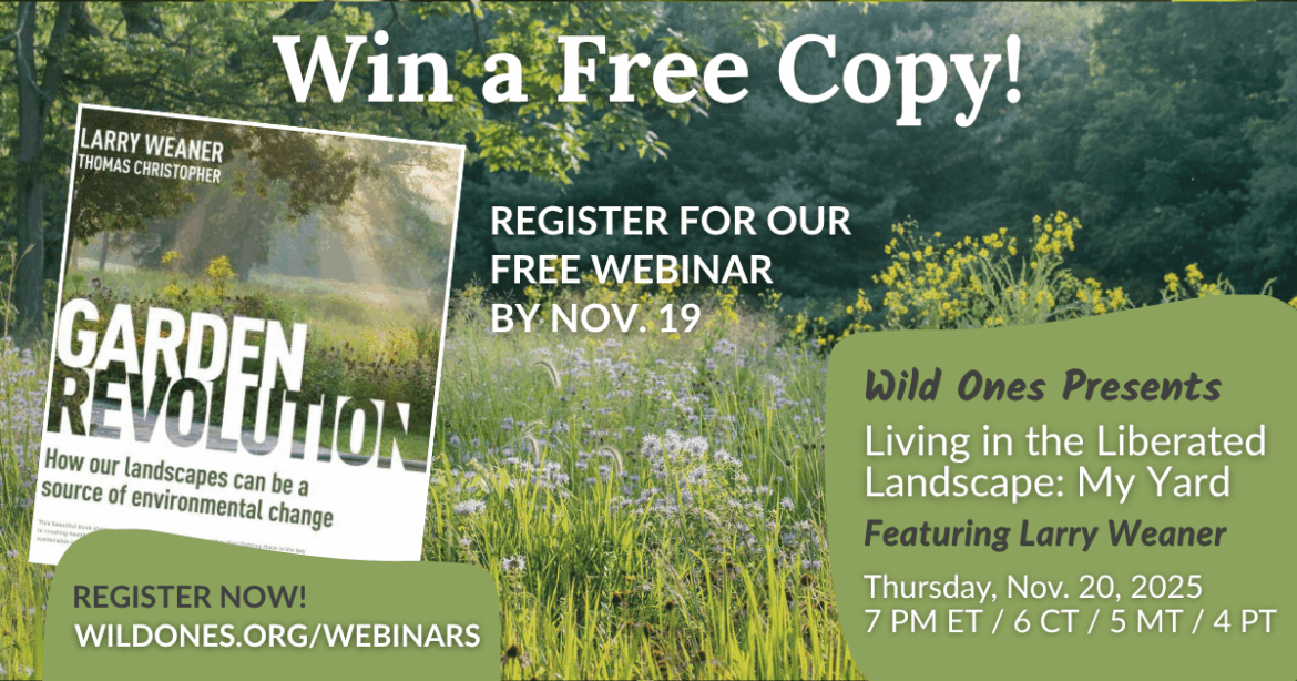 📖Free Book Giveaway! Want a chance to win a free copy of Garden Revolution: How Our Landscapes Can Be a Source of Environmental Change by Larry Weaner and Thomas Christopher? 🌱