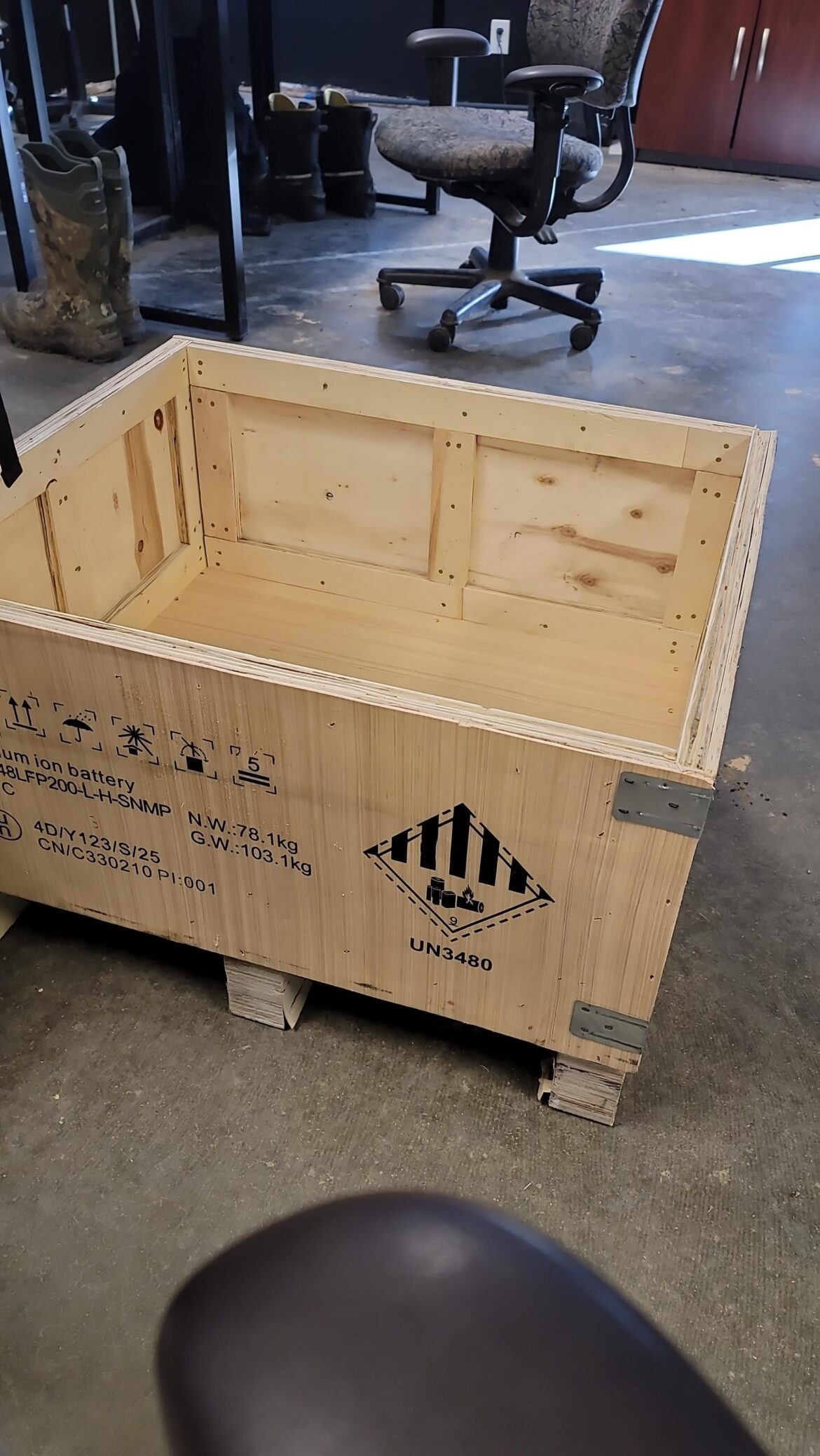 Tech Transport box as a planter Tech Transport box as a planter