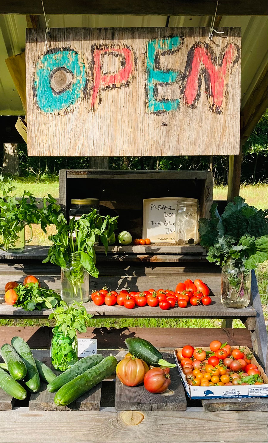 vegetable stand