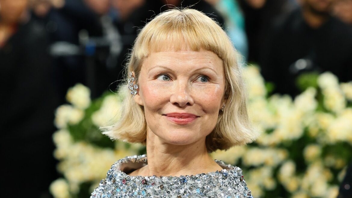 Pamela Anderson’s 7 Rules of The Garden pamela anderson on a floral background