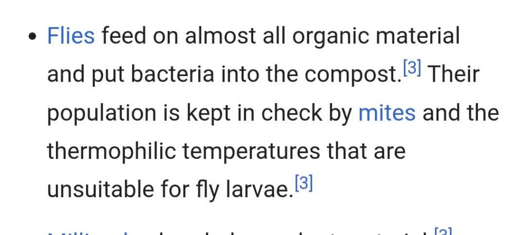 According to Wikipedia, flies are kept in check by mites...