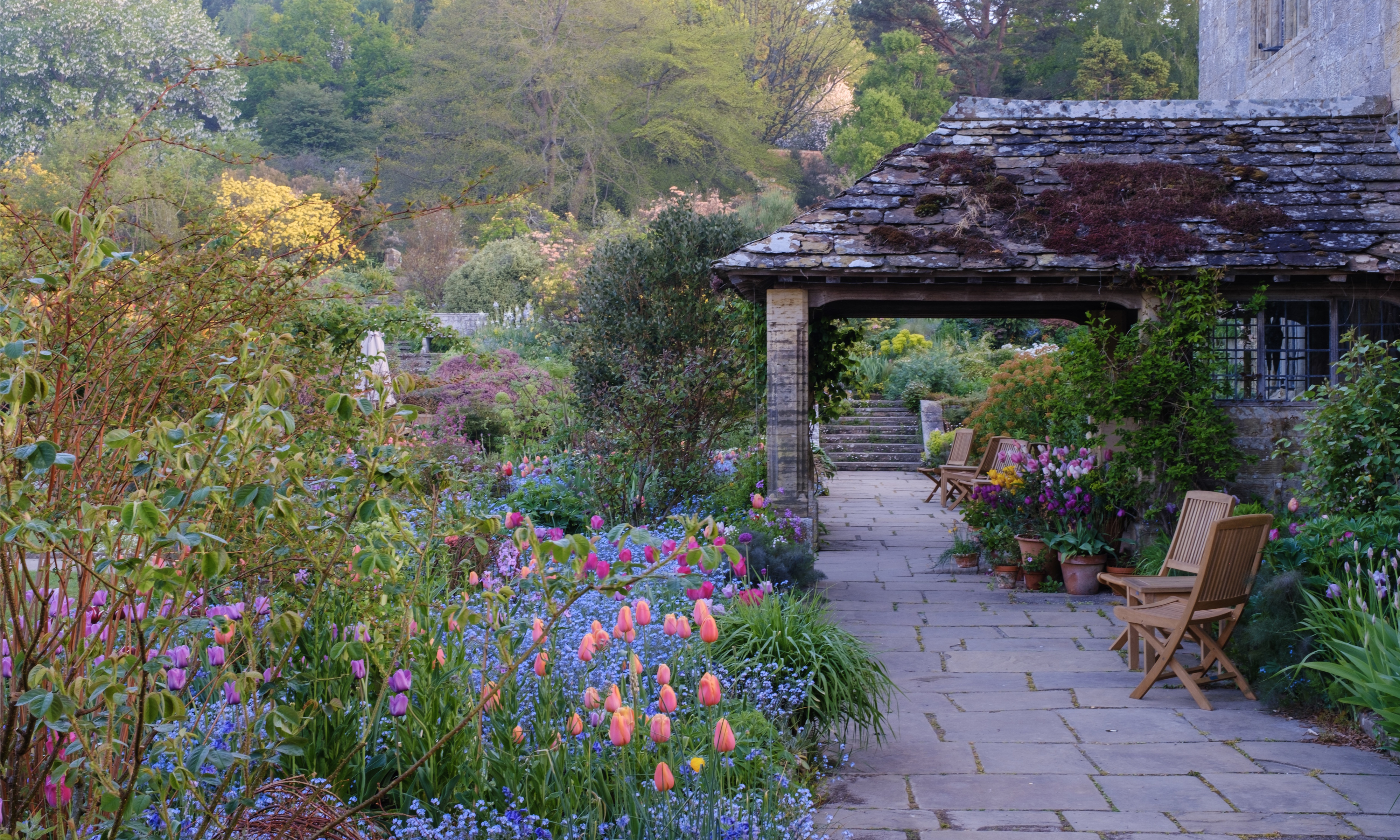 Gravetye Manor in spring