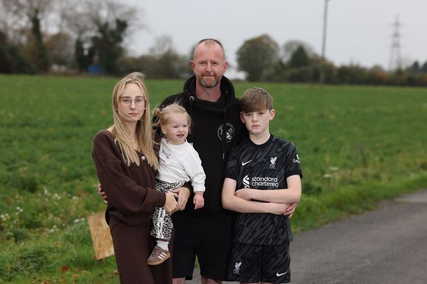 The Green family: Derry, Chelsea, Nova, and Noah