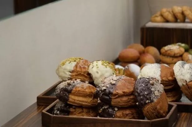 A shot of some of the pastries on offer