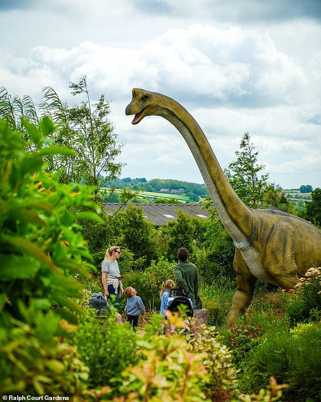 Neighbours complained about the 'screeching' roars of the animatronic models in the gardens