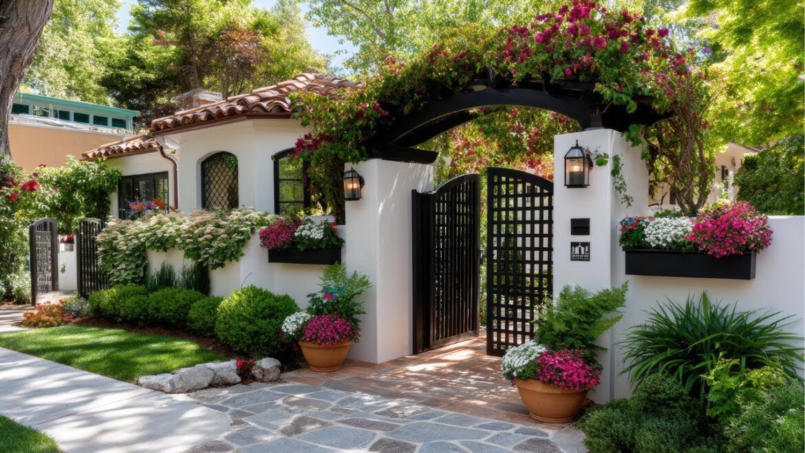 Cozy & Elegant Entryway Ideas | Small Front Yard Garden Arches & Gates Cozy & Elegant Entryway Ideas | Small Front Yard Garden Arches & Gates