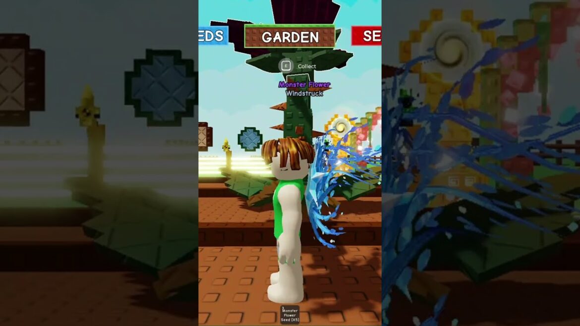 Grow a Garden (GaG) | Introducing: Monster Flower 🌹💀 #roblox #gaming #minecraft #games #automobile