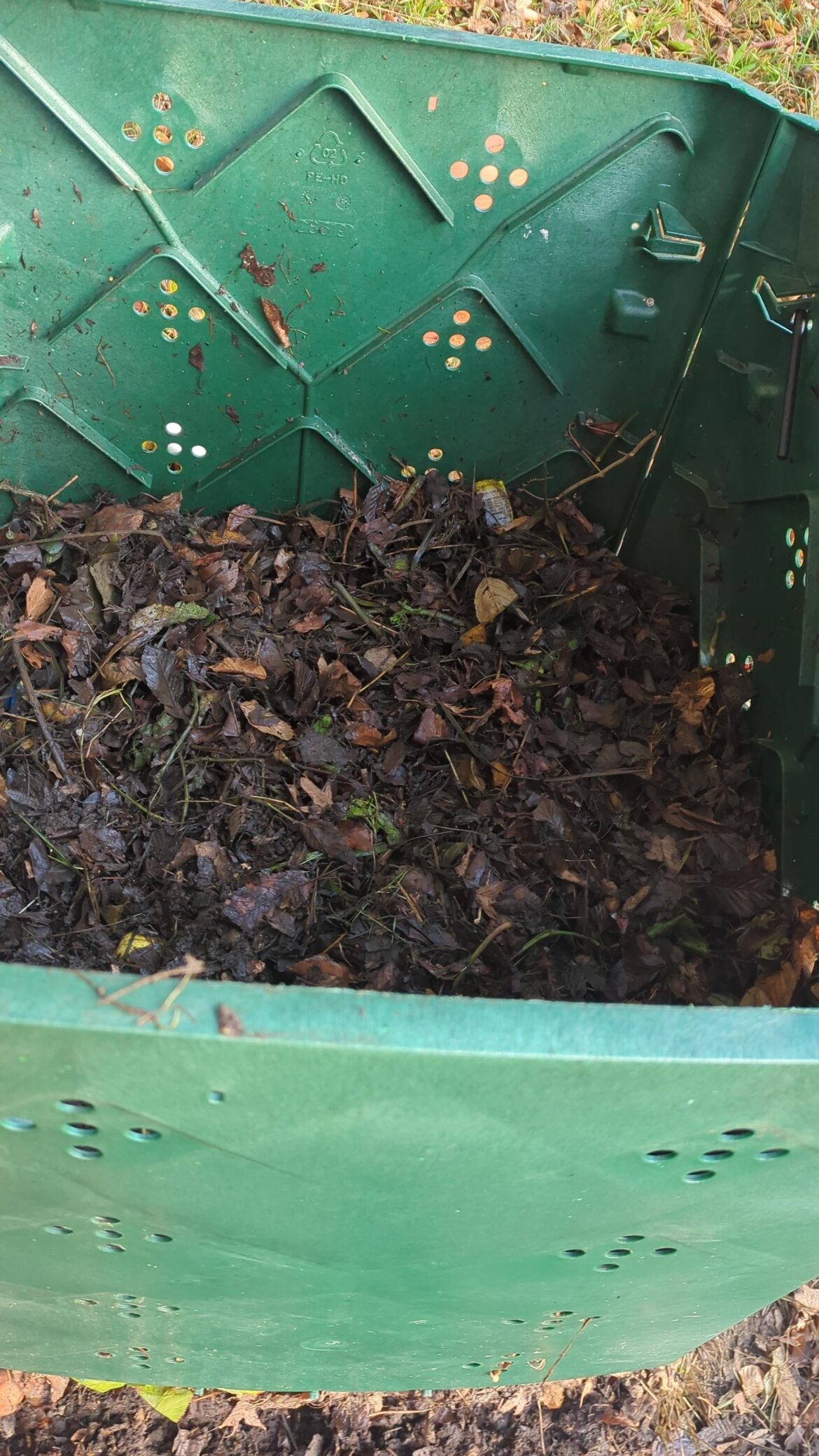 Compost is looking fine at 33C°(91.4F°)