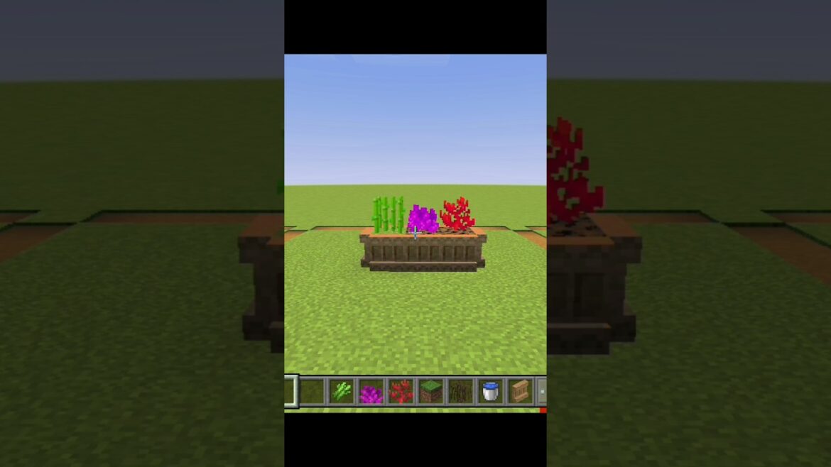 Minecraft garden Build 🥰 #shorts #minecraft