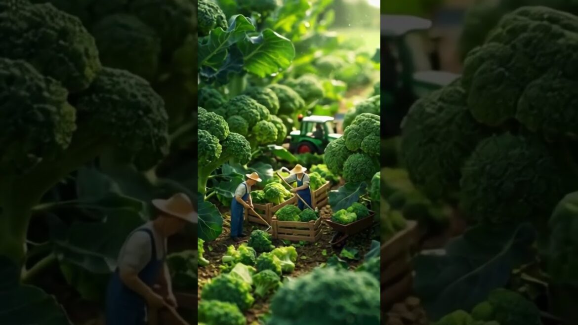 Harvesting Tiny Broccoli