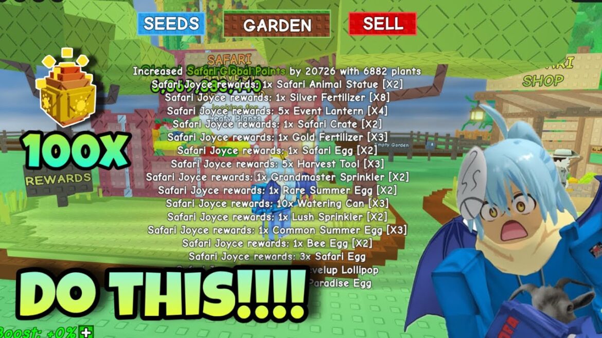 This New Unlimited SAFARI REWARDS METHOD | Grow a Garden This New Unlimited SAFARI REWARDS METHOD | Grow a Garden