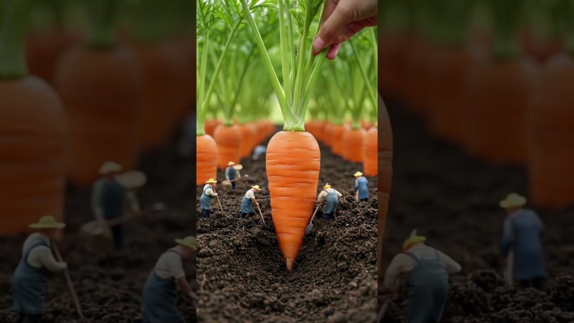 The Miniature Carrot Farming Adventure: From Seedling to Market