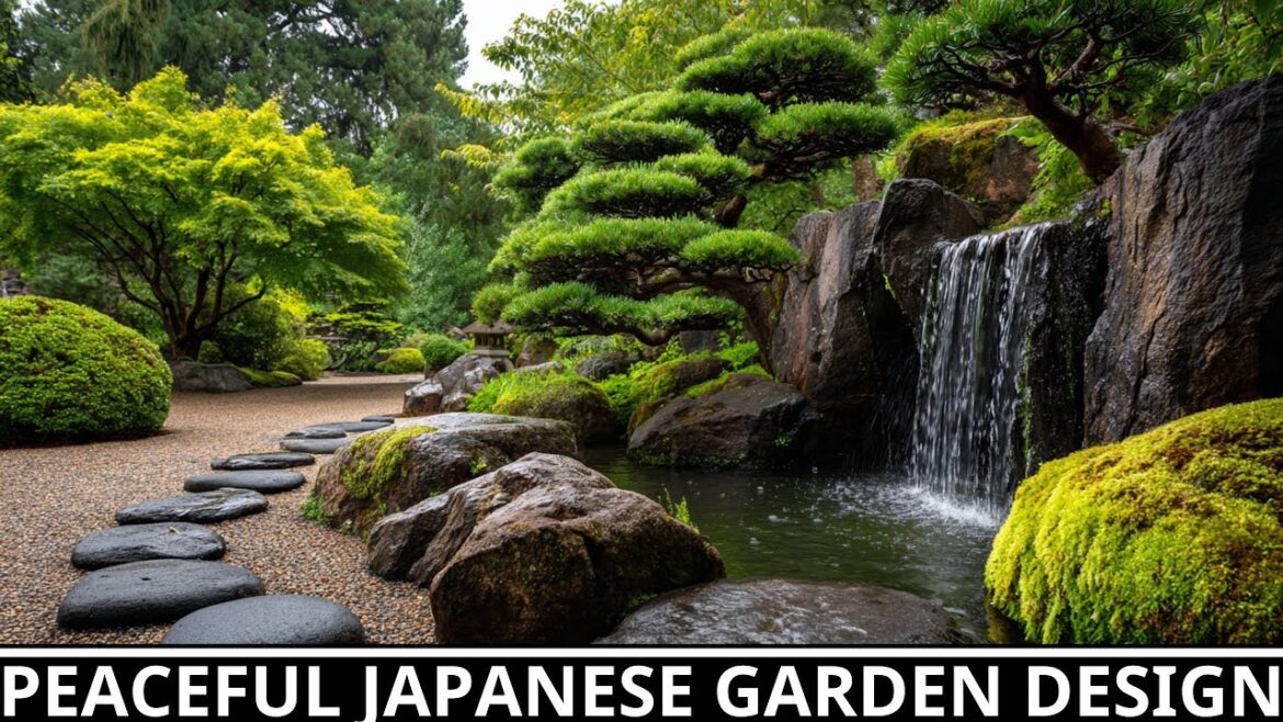 Japanese Front Yard Garden Design | Bonsai, Stones, Water & Moss for a Peaceful Home
