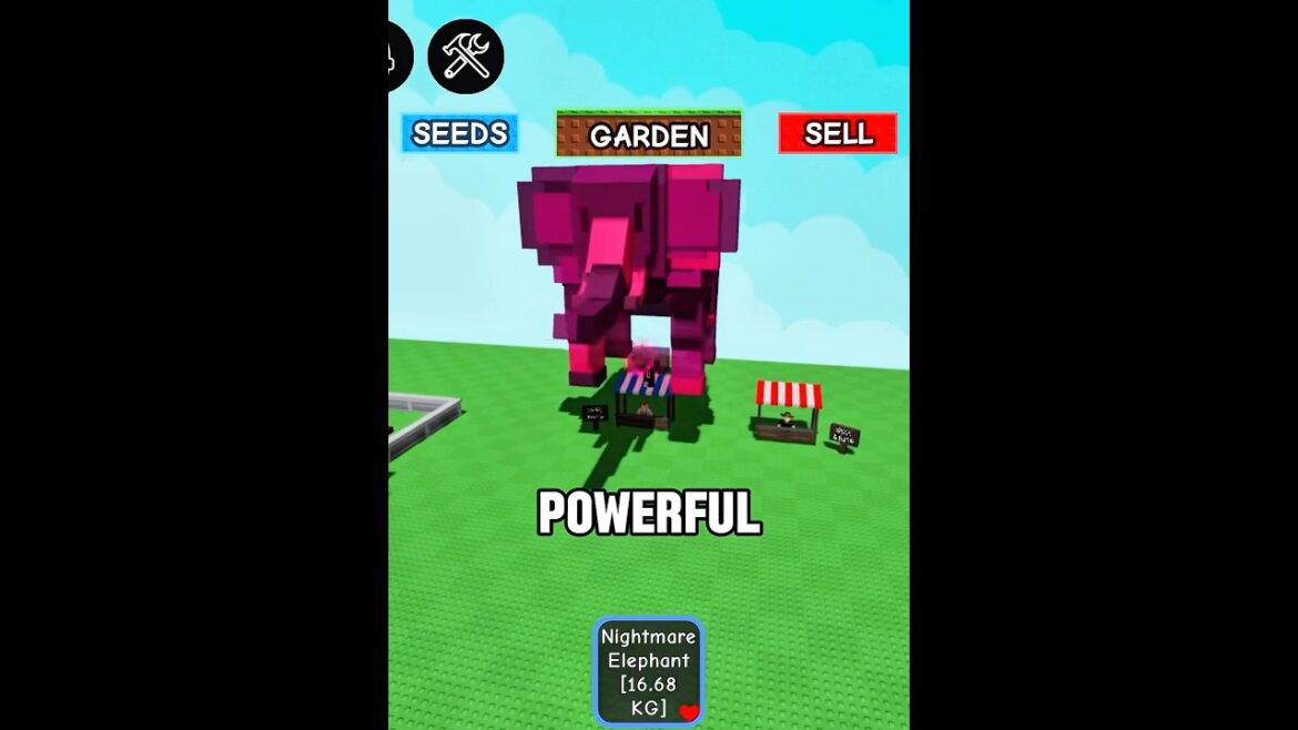 NEW ELEPHANT PET Is TOO OP in Grow a Garden! 🐘 #roblox #growagarden