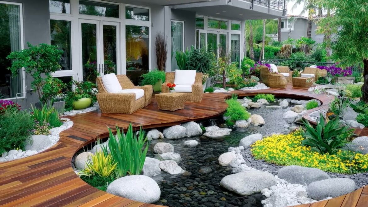 Japanese Garden Design Ideas for Patios and Balconies with Water Features