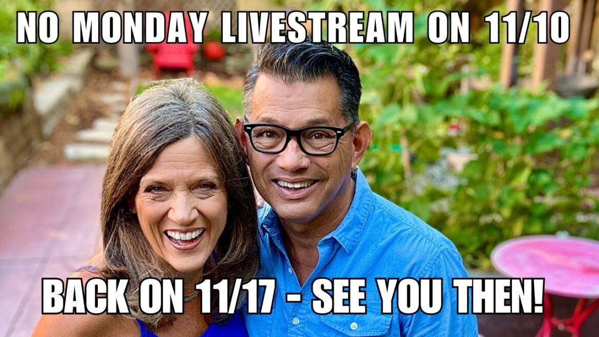 CaliKim: No Monday Livestream 11/10 – Back on 11/17 – See You Then! No Monday Livestream 11/10 - Back on 11/17 - See You Then!