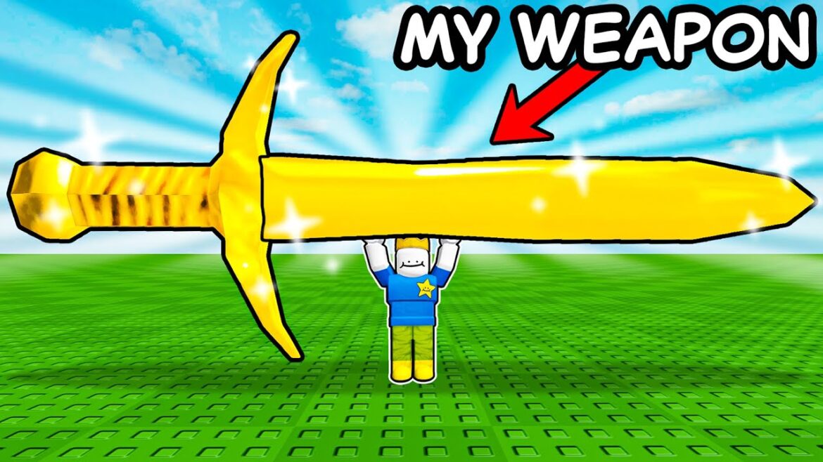 getting the MOST OVERPOWERED WEAPON in Roblox cut a garden...