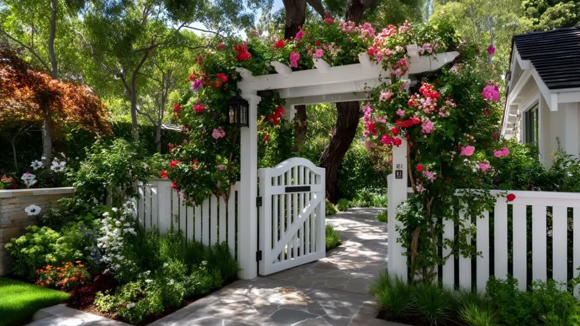 Small Front Yard Entryway Ideas That WOW | Stunning Garden Gates & Arches Inspiration