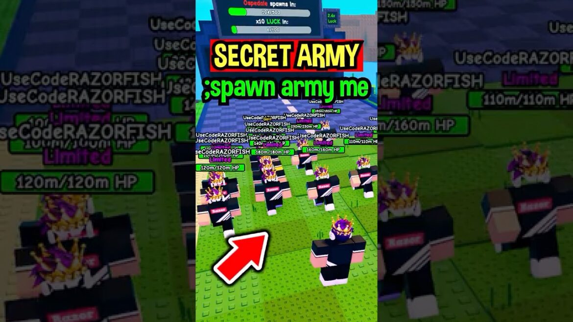 SECRET BRAINROT ARMY SPAWN in Plants Vs Brainrots..