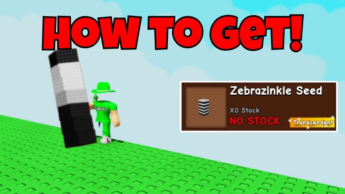 HOW TO GET ZEBRAZINKLE SHOWCASE in GROW A GARDEN! | Roblox HOW TO GET ZEBRAZINKLE SHOWCASE in GROW A GARDEN! | Roblox