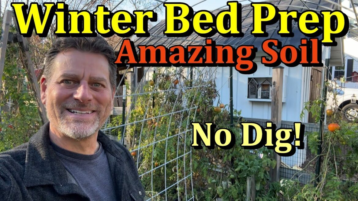 Winter Garden Bed Prep in November - All the Steps! (No Dig Layer Method For Healthy Spring Soil)