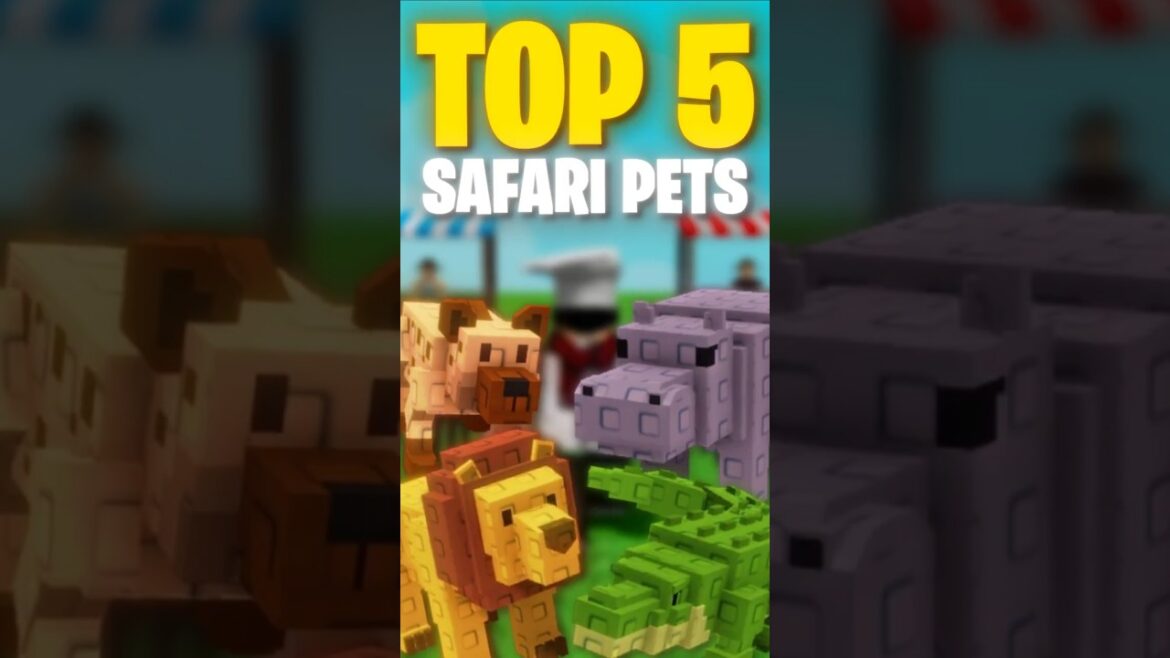 TOP 5 NEW SAFARI PETS In Grow a Garden! #growagarden #roblox