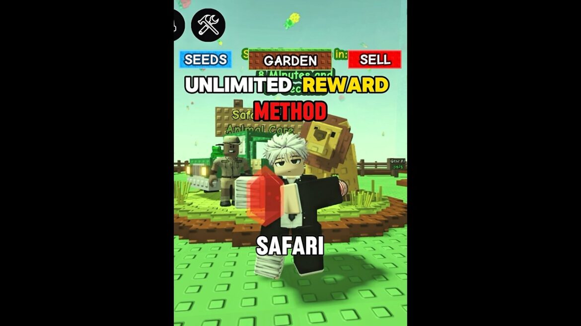 Unlimited Safari Joe Rewards in Grow a Garden! #roblox #growagarden