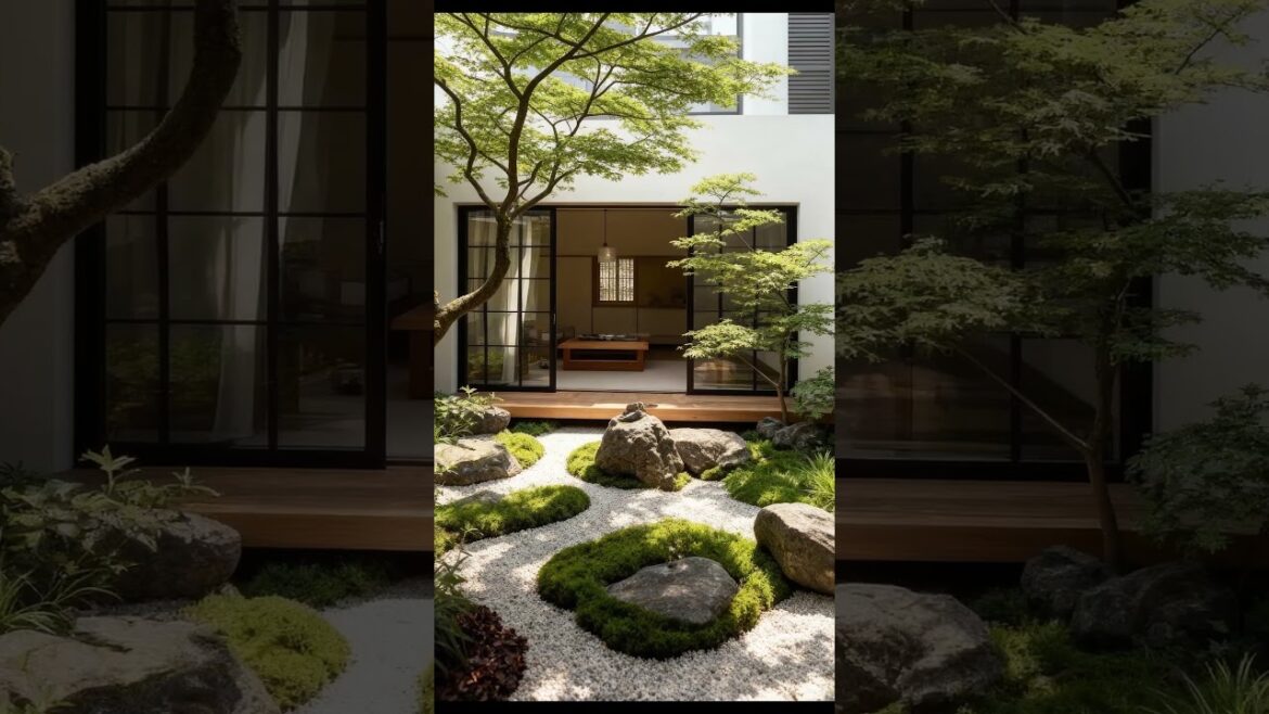 Zen Courtyard Haven: Modern Japanese Garden Design! Zen Courtyard Haven: Modern Japanese Garden Design!