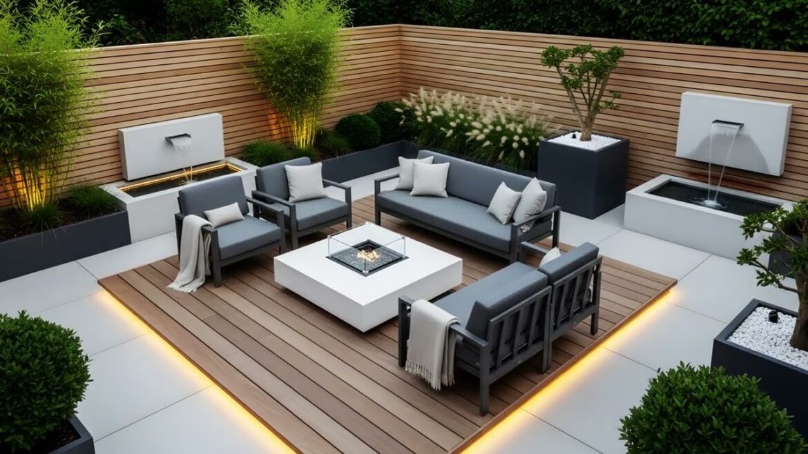 Minimalist Luxury Garden Retreat: Outdoor Space Transformation Minimalist Luxury Garden Retreat: Outdoor Space Transformation