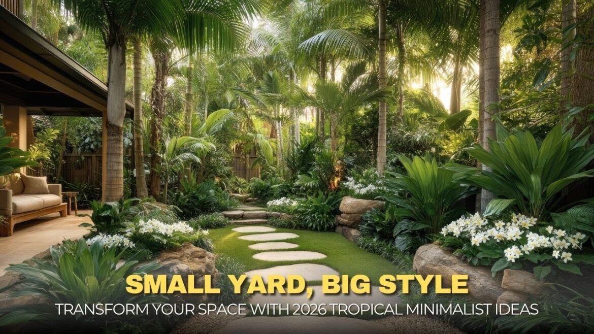 10 Minimalist Garden Ideas for Small Backyards – Tropical Style 2026 Edition