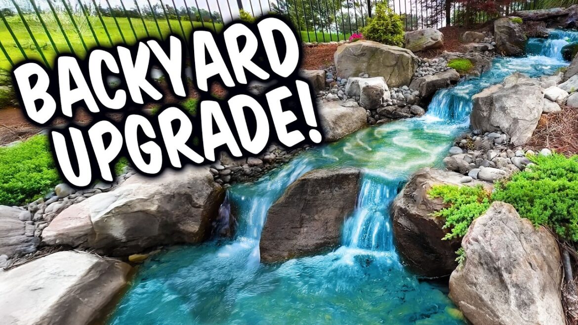 $18,000 Waterfall in Backyard