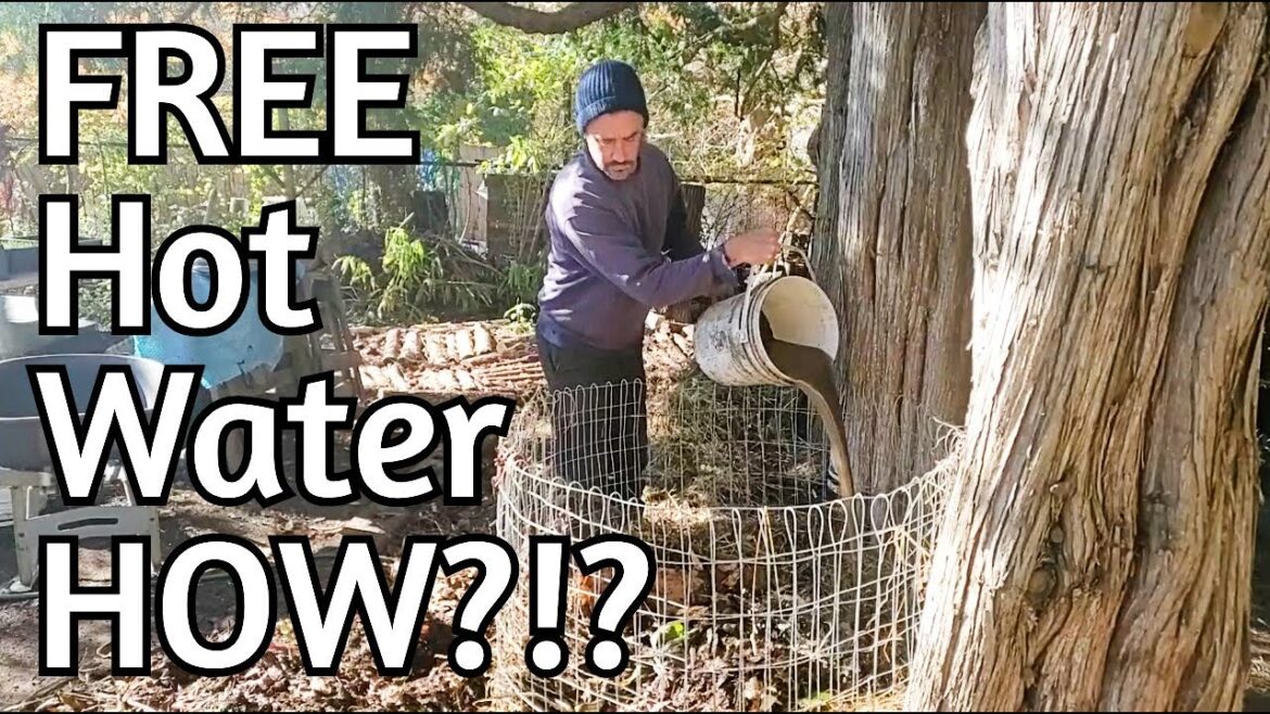 Compost makes FREE hot water!